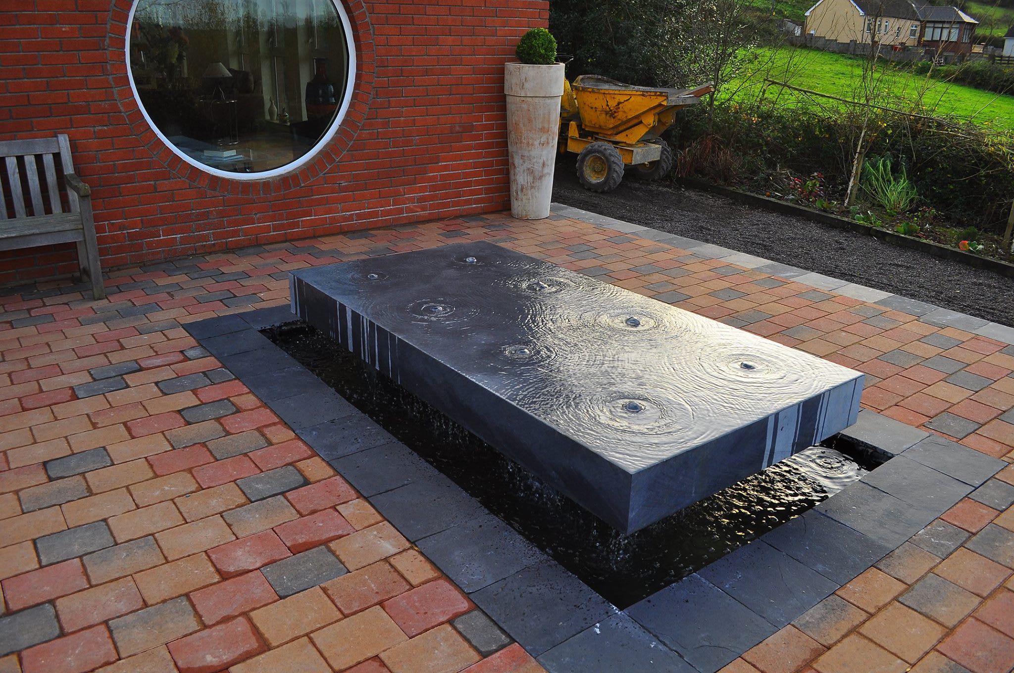 Patio & Water Feature